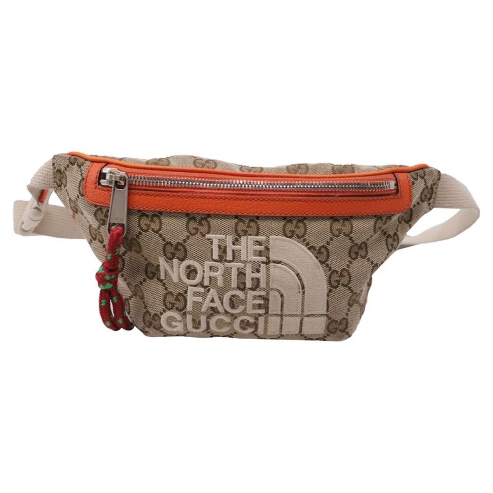Gucci x The North Face GG Belt Bag in Multicolor Canvas